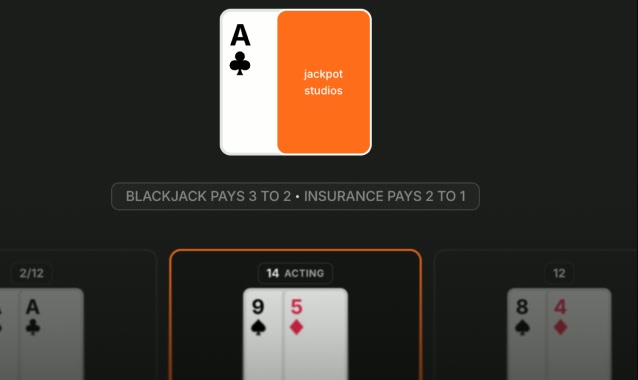Multi-Seat Blackjack game screenshot