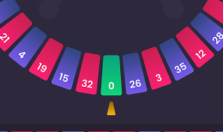 Roulette game screenshot